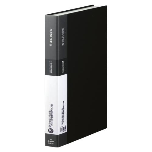 キングジム　１３６－３ＳＰ－ＢＫ　シンプリーズクリアーファイル６０Ｐ　黒