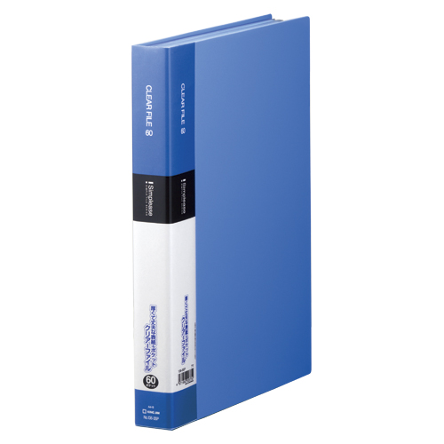キングジム　１３６－３ＳＰ－Ｂ　シンプリーズクリアーファイル６０Ｐ　青