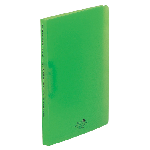 リヒトラブ　Ｆ－５０３０－６　パンチレスファイル　Ａ４Ｓ　黄緑