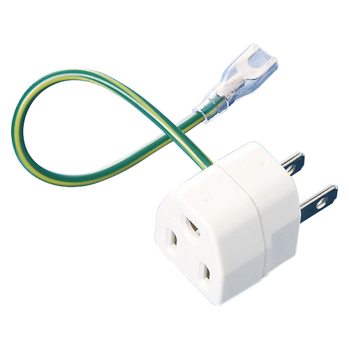 サンワサプライ　ＴＡＰ－ＡＤ１Ｎ（０５２）　３Ｐ→２Ｐ変換アダプタ