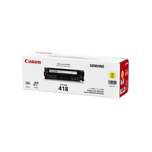 キヤノン　ＣＲＧ－４１８ＹＥＬ　トナーカートリッジ　４１８　Ｙ