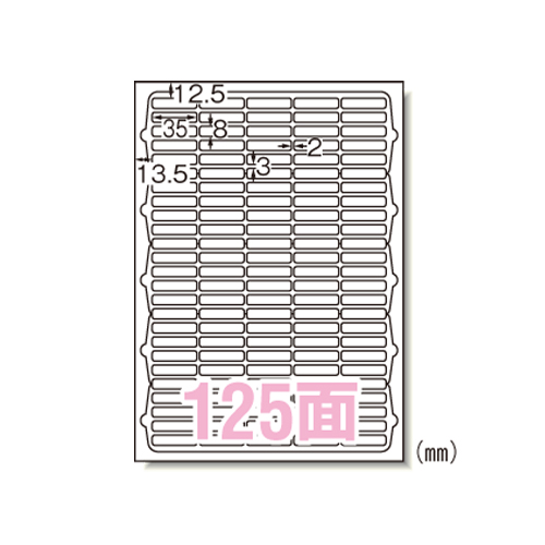 エーワン　７３１２５　ニュースタンダードラベルＡ４　１２５面
