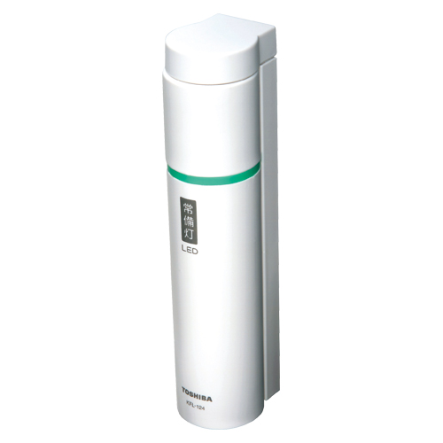 東芝　ＫＦＬ－１２４（Ｗ）　ＬＥＤ常備灯（乾電池別）単１形２本用