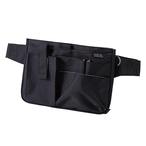 クツワ　ＢＥ０２１ＢＫ　文具エプロンバッグ　（ブラック）