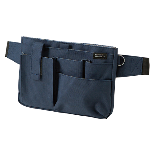 クツワ　ＢＥ０２１ＮＢ　文具エプロンバッグ　（ネイビー）