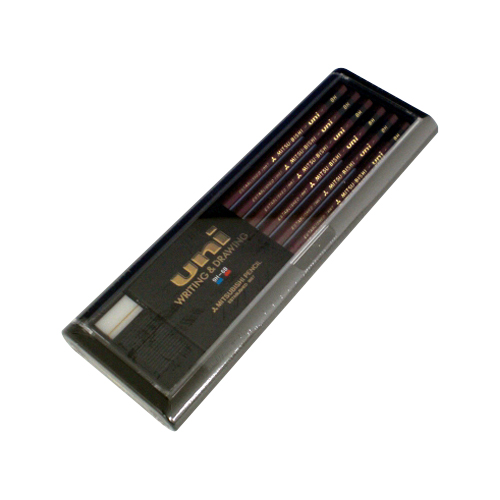 三菱鉛筆　Ｕ８Ｈ　鉛筆　ユニ　８Ｈ　　　　　　（１２本入）