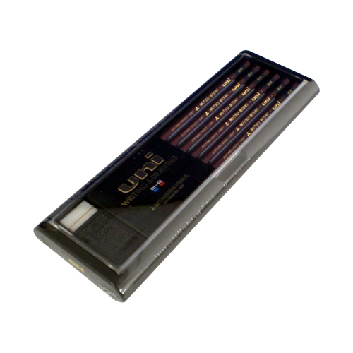 三菱鉛筆　Ｕ６Ｈ　鉛筆　ユニ　６Ｈ　　　　　　（１２本入）