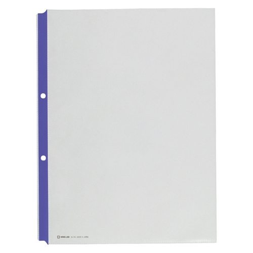 キングジム　２０３－Ｂ　カラーガードポケット　青