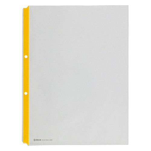 キングジム　２０３－Ｙ　カラーガードポケット　黄