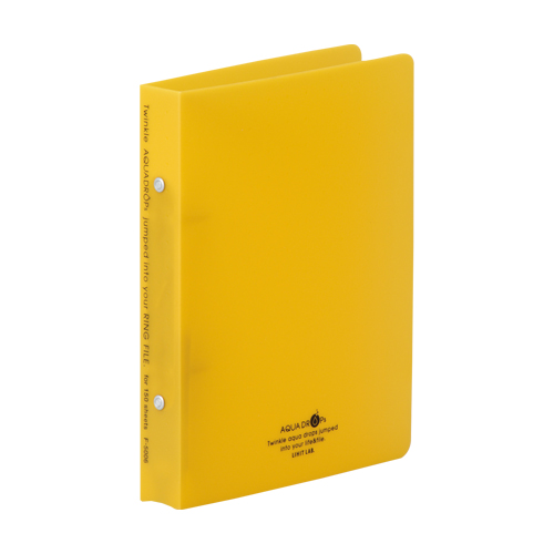 リヒトラブ　Ｆ－５００６－５　リングファイル　Ａ５Ｓ　黄