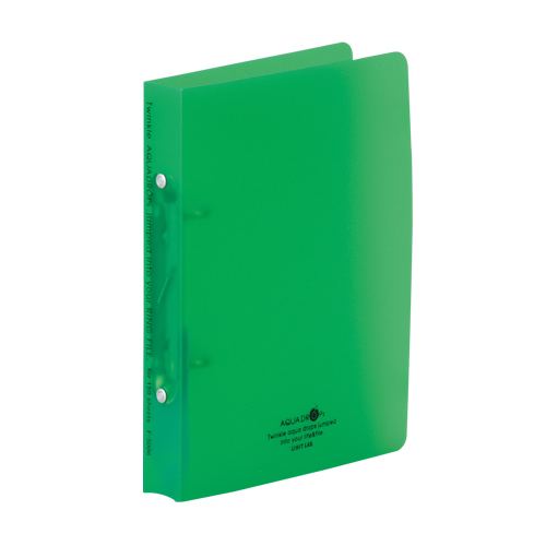 リヒトラブ　Ｆ－５００６－６　リングファイル　Ａ５Ｓ　黄緑