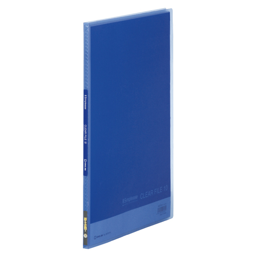 キングジム　１８６ＴＳＰＨ－ＣＢ　シンプリーズクリアーＦ（透明）１０Ｐコバ