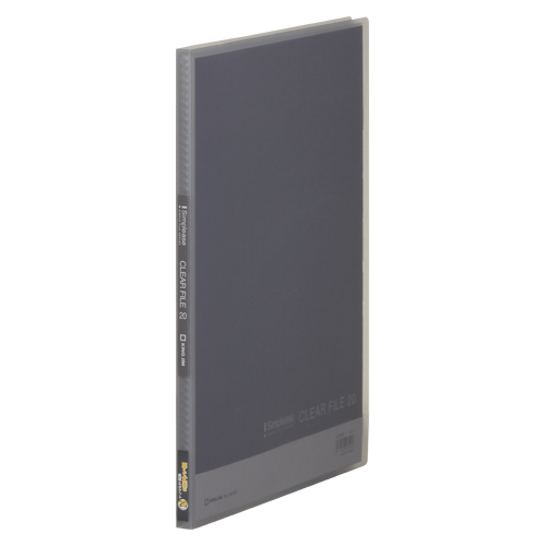 キングジム　１８６ＴＳＰ－ＧＹ　シンプリーズクリアーＦ（透明）２０Ｐグレ