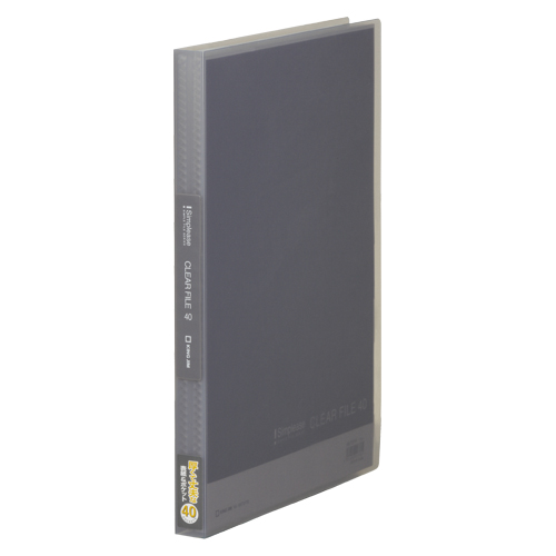 キングジム　１８６ＴＳＰＷ－ＧＹ　シンプリーズクリアーＦ（透明）４０Ｐグレ