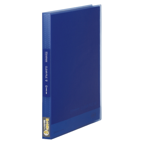 キングジム　１８６ＴＳＰＷ－ＣＢ　シンプリーズクリアーＦ（透明）４０Ｐコバ