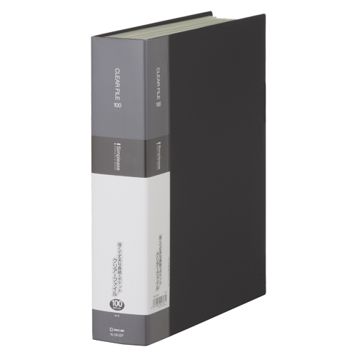 キングジム　１３６－５ＳＰ－ＢＫ　シンプリーズクリアーファイル１００Ｐ　黒