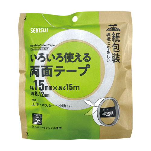 積水化学　Ｊ５ＭＰＷＴ１　紙包装いろいろ使える両面テープ