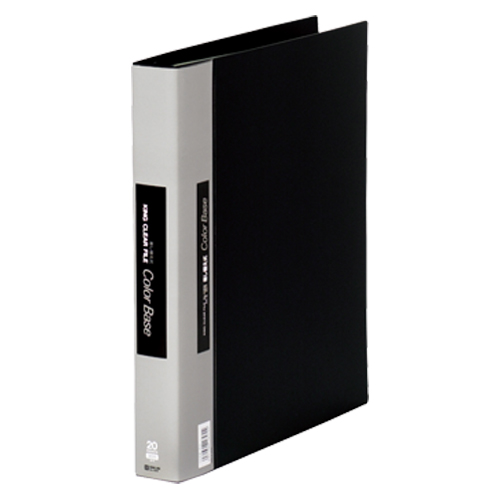 キングジム　１３９Ｗ－ＢＫ　クリアーファイルカラーベース差替式　黒