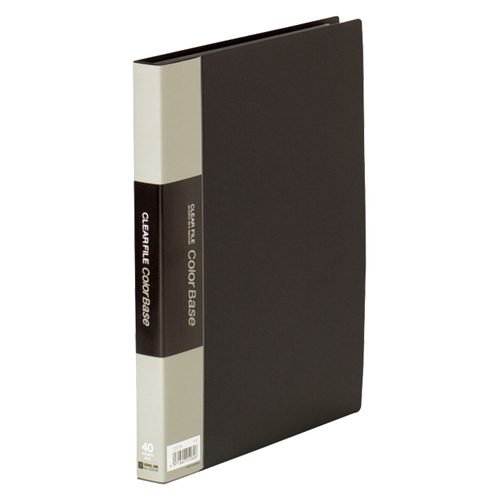 キングジム　１２２ＣＷ－ＢＫ　クリアーファイルカラーベースＷ　黒