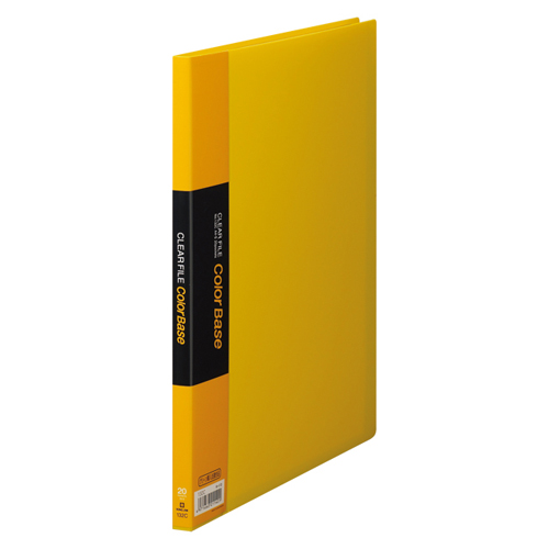 キングジム　１３２Ｃ－Ｙ　クリアーファイルカラーベースＳ　黄