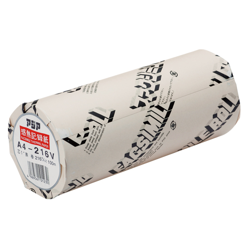 アジア原紙　Ａ４－２１６Ｖ　感熱記録紙（ＦＡＸ用）　超高感度品　Ａ４