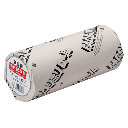 アジア原紙　Ａ４－２１０Ｖ　感熱記録紙（ＦＡＸ用）　超高感度品　Ａ４
