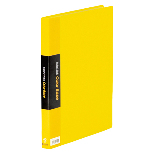 キングジム　１３２ＣＷ－Ｙ　クリアーファイルカラーベースＷ　黄