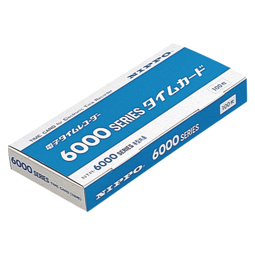 ニッポー　６０００シリ－ズヨウカード　タイムカード　６０００シリーズ用