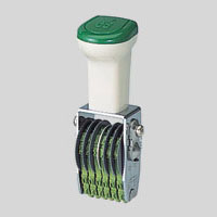 サンビー　ＴＫ－０５６　テクノタッチ回転印　欧文５号６連