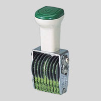 サンビー　ＴＫ－０５８　テクノタッチ回転印　欧文５号８連