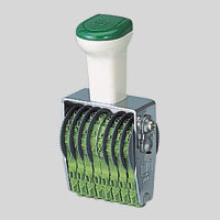 サンビー　ＴＫ－０３８　テクノタッチ回転印　欧文３号８連