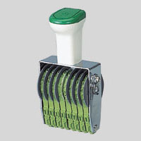 サンビー　ＴＫ－０２８　テクノタッチ回転印　欧文２号８連