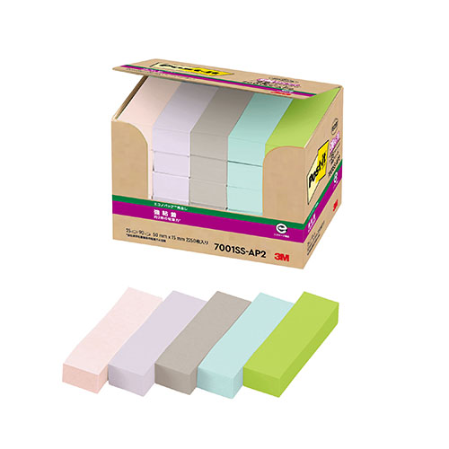 スリーエム　７００１ＳＳ－ＡＰ２　ポスト・イット　強粘着見出し　再生紙