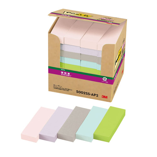 スリーエム　５００２ＳＳ－ＡＰ２　ポスト・イット　強粘着ふせん　再生紙