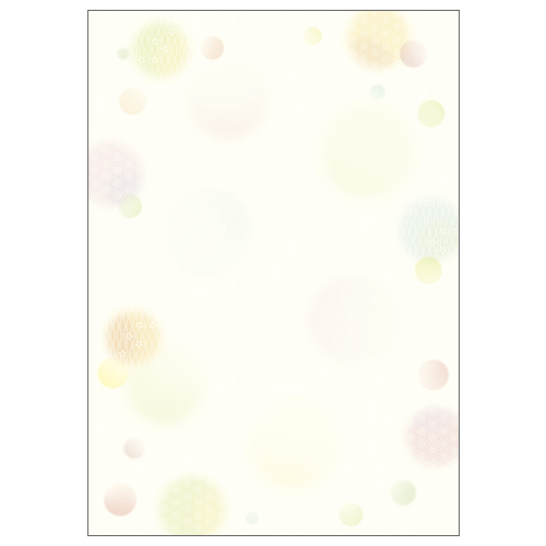 ササガワ　４－１０２７　和柄用紙　和ごころ　水玉