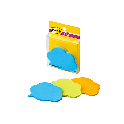 スリーエム　ＳＳＳ－ＦＫＵ１　ポストイット　強粘着シルエットノート