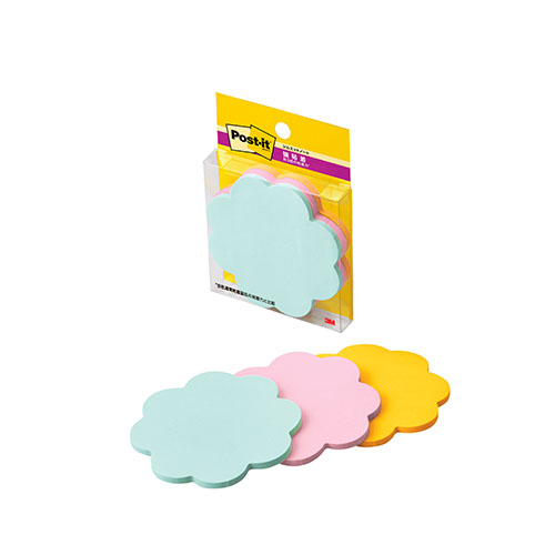 スリーエム　ＳＳＳ－ＦＬＵ　ポストイット　強粘着シルエットノート