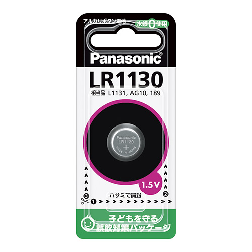 パナソニック　ＬＲ１１３０Ｐ　アルカリボタン電池