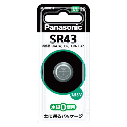 パナソニック　ＳＲ４３Ｐ　酸化銀電池