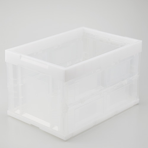 アイリスオーヤマ　ＨＤＯＣ－５０Ｌ　クリア　ハード折りたたみコンテナ　本体　クリア