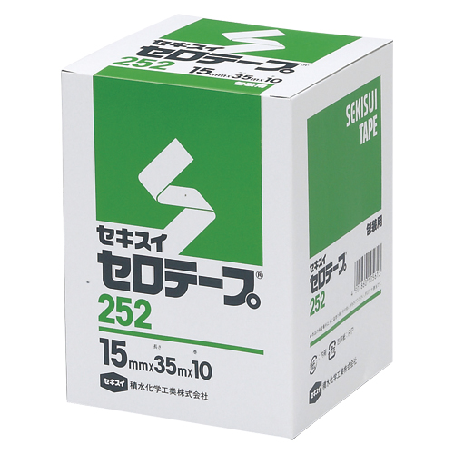 積水化学　Ｃ１０ＢＸ０２　セロテープ＃２５２Ｎ箱入１５ｍｍｘ３５ｍ