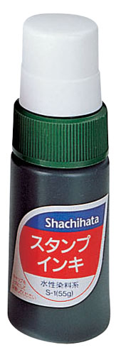 シヤチハタ　Ｓ－１ミドリ　スタンプインキ　小　緑