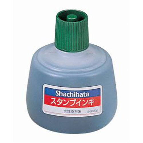シヤチハタ　Ｓ－３ミドリ　スタンプインキ　大　緑
