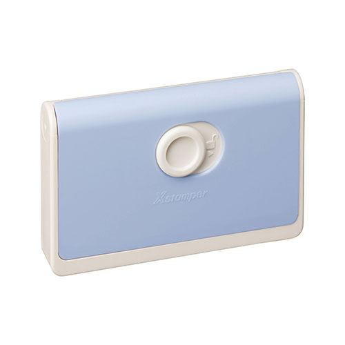 シヤチハタ　ＸＨ－ＣＬＰ１／ＭＯ　一行印　ポルテ　ＭＯ式　ベビーブルー