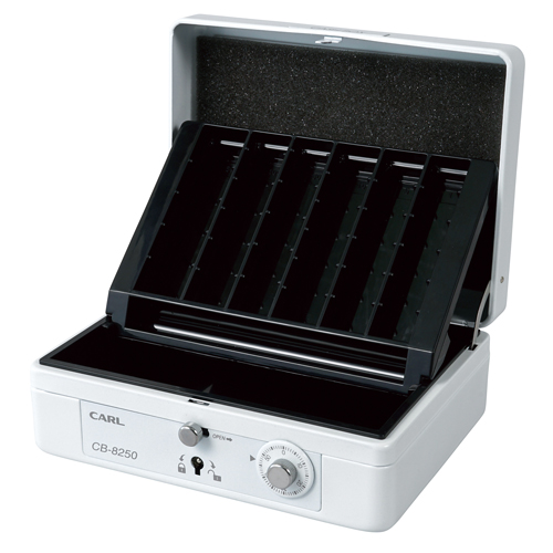 カール　ＣＢ－８２５０－Ｗ　そとレジ　キャッシュボックス　ホワイト