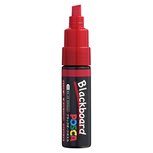 三菱鉛筆　ＰＣＥ２５０８Ｋ１Ｐ．１５　ブラックボードポスカ　太字　赤