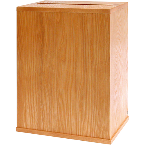 コレクト　Ｍ－５０７　入札箱大　木製（ＭＤＦ）生地塗　鍵付