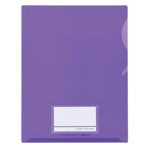セキセイ　ＣＬＫ－２４０４－８０　ワイドフォルダー　パープル