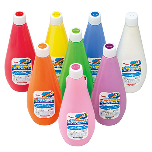 ぺんてる　ＷＨＧ－８　ゆびえのぐ　８色セット