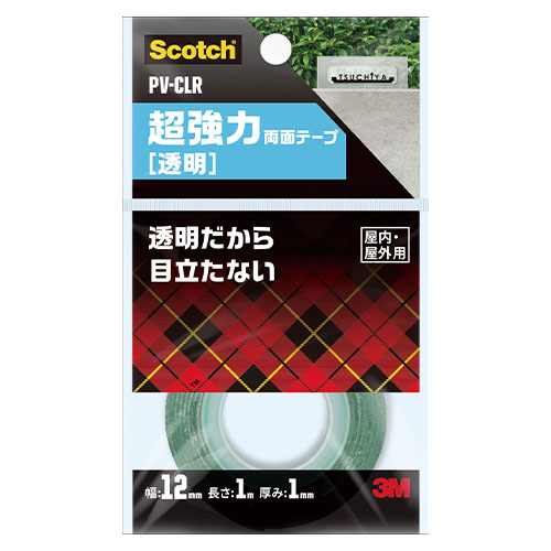 スリーエム　ＰＶ－ＣＬＲ　スコッチ超強力両面テープ　透明